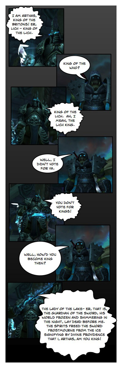 Caption Fun Friday: Arthas, King of the Britons!