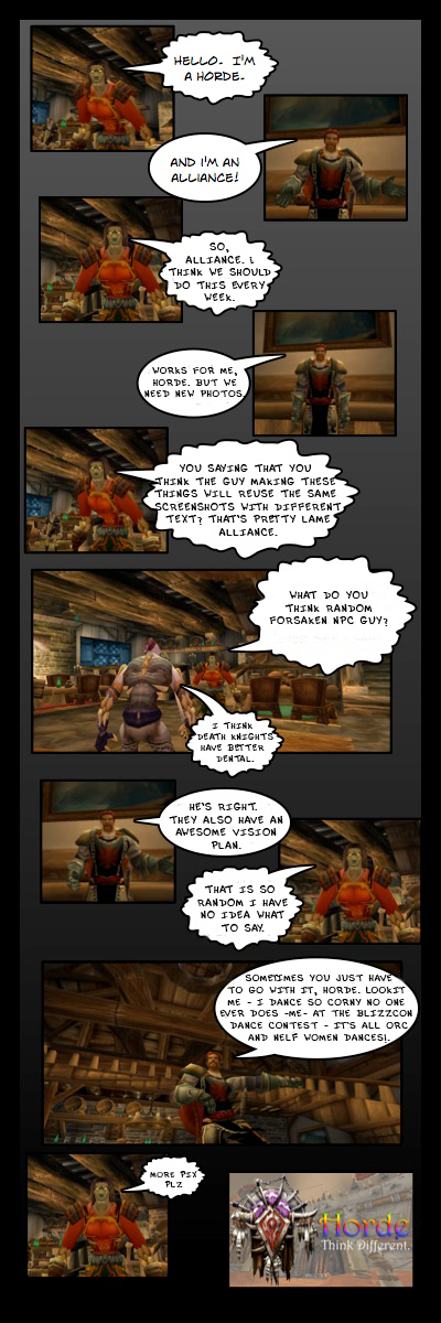 Caption Fun Friday: Horde V Alliance Week 2
