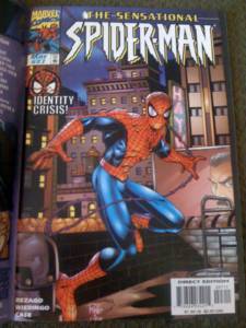 comics_0037 Flip the book open and you have the 'normal' Spidey cover