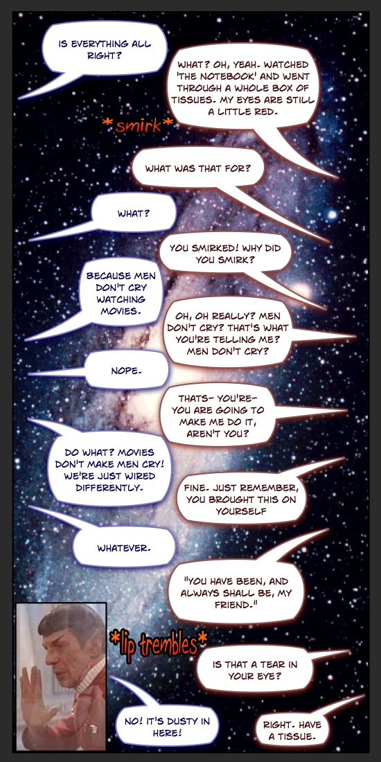 Caption Fun Comic: Men Don’t Cry