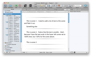 Scrivener Quick Tip: Titles in Scrivenings