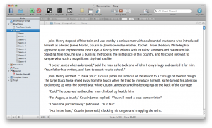 Scrivener Short Story Consumption